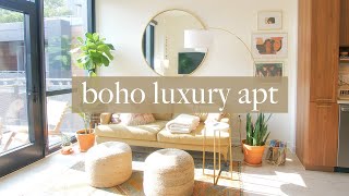 MY BOHO LUXURY APARTMENT TOUR ✨🌿 [upl. by Gambell600]