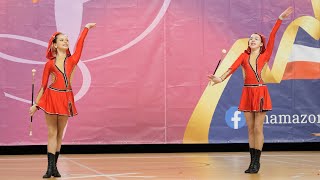 Majorettes Miraz Wronki Duo trio BATON   KędzierzynKoźle 2023 [upl. by Archaimbaud]