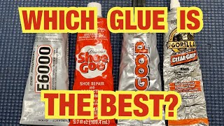 Which Glue is Best ShooGoo Amazing Goop E6000 and Gorilla Glue [upl. by Nelram]