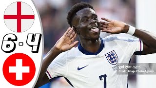 England vs Switzerland 11 Pen 53 All Goals amp Highlights  Euro 2024 Saka Goal [upl. by Gunnar]