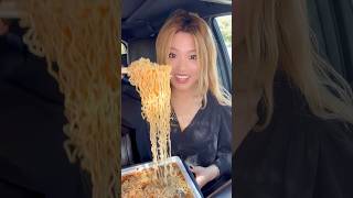 WHEN ASIAN MOM LETS YOU EAT ONLY ONE CUP OF RAMEN shorts viral mukbang [upl. by Eniarol]