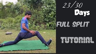 2330 Days Full Split Tutorial30 Days Middle SplitHow To Do Middle Splitsplit Fitnessislife [upl. by Kasey]