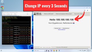 Auto Change IP Address in every 3 Seconds  100 ANONYMOUS  Windows [upl. by Riki]