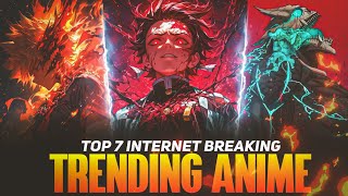 Top 7 Best Trending Anime Series in 2024 Hindi Dubbed On Cruncyroll [upl. by Zerline]