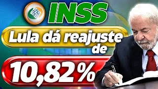 SAIU LULA DÁ REAJUSTE de 1086 AGORA Atenção Aposentados e Pensionistas do INSS [upl. by Ailak]