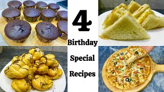 4 Irresistible Birthday Special Recipes [upl. by Nanfa]