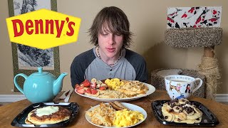 Pancake Tuesday  Dennys Pancake Mukbang [upl. by Elleirda]