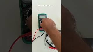 How to test anemometer experiment science electronic [upl. by Idnak13]