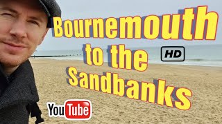 Walk with me from Bournemouth Pier to the Sandbanks  Dorset Coast  Day Trip from London [upl. by Ened]