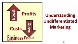 Understanding Undifferentiated Marketing [upl. by Vivia]