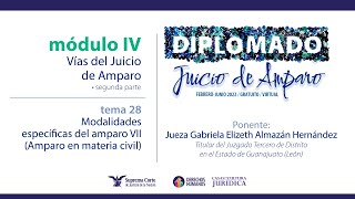 Martes 24 de mayo de 2022 Diplomado quotJuicio de Amparoquot edición 2022 Módulo IV [upl. by Aridnere236]