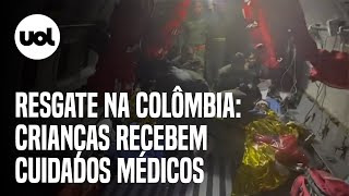 Imagens mostram cuidados médicos a crianças indígenas após resgate [upl. by Abner837]