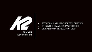 K2 Clicker™ Binding  K2 Snowboard Bindings [upl. by Siuoleoj]