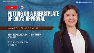 Putting on the Breastplate of Gods Approval — Sis Edeliza M Centino [upl. by Oznecniv]