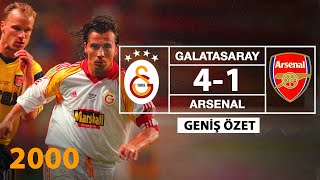 UEFA Kupası Galatasaray  Arsenal Final Maçı Geniş Özet  17 Mayıs 2000 [upl. by Orferd]