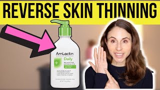 HOW TO REVERSE SKIN THINNING 🤔 Dermatologist DrDrayzday [upl. by Tor644]