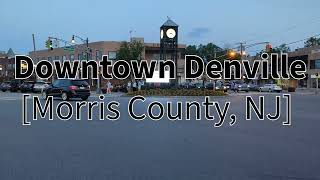 4K Downtown Denville North Jersey Towns [upl. by Ahseikan739]