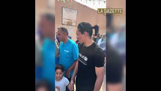 Imane Khelif visite une école primaire à Tindouf dans un camp de réfugiés sahraouis [upl. by Raines]