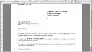 Open office ou Libre office  Texte 08  Retrait [upl. by Yasu]