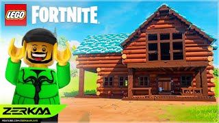 CREATING AN INSANE VILLAGE IN LEGO FORTNITE [upl. by See]