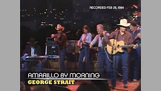 George Strait  Amarillo By Morning Austin City Limits 1984 [upl. by Lockwood347]