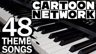 48 Cartoon Network Theme Songs in 7 Minutes  MEGA MEDLEY [upl. by Haymo73]