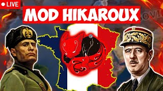 HOI4 JE TESTE le MOD HIKAROUX sur HOI [upl. by Lilah]