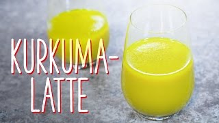 Kurkuma Latte  das neue TrendGetränk [upl. by Yetak740]