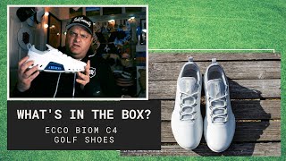 Whats in the Box The ECCO Biom C4 Golf Shoe [upl. by Aimek199]