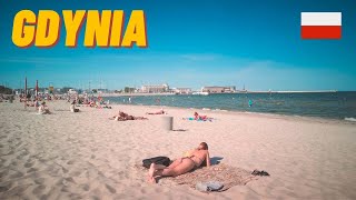 GDYNIA CITY BEACH  GDYNIA PLAŻA POLAND SUMMER 2023 I 4K60FPS [upl. by Nannaihr387]