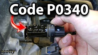 How to Replace Bad Camshaft Position Sensor in Your Car Code P0340 [upl. by Caughey]