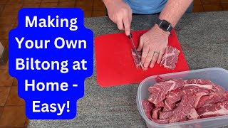 How to make your own Biltong at home [upl. by Schrick349]