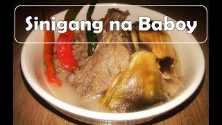 Sinigang na Baboy at Puso ng Saging [upl. by Etnoled]