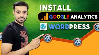 How to Add Google Analytics to WordPress Website  How to Install Google Analytics to WordPress 2023 [upl. by Maro]