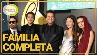 Carlos Vives llegó con toda la familia a su ceremonia como Persona del Año  Despierta América [upl. by Airamalegna]