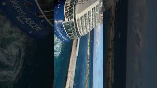 Bahamas December 2 Freedom of the Seas greeting the Ascent taken on the Carnival Mardi Gras [upl. by Laurence]