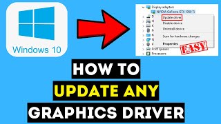 How To Update ANY Graphics Driver in Windows 1011  Quick And Easy Tutorial [upl. by Sigfried]