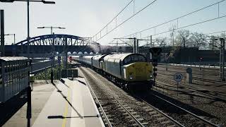 Class 40s hammering it through Peterborough [upl. by Rramed374]