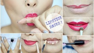 Lipstick Hacks EVERY Girl Should Know [upl. by Ydnyl532]