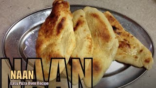 Naan Bread in a Pizza Oven cheekyricho tutorial [upl. by Auhsohey]