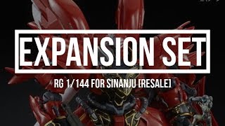 RESALE RG 1144 Expansion set for Sinanju [upl. by Ridinger445]