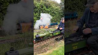 Pembrokeshire Model Engineers  Maunsell D1 and Class 45 locomotives 💨 miniaturerailway trains [upl. by Barimah]