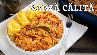 Varză CĂLITĂ de post  rețeta de varză dulce fără carne [upl. by Donetta]