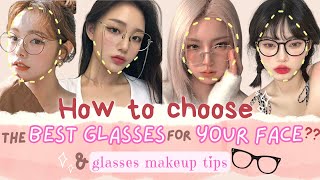 BEST Glasses for Your Face and its MORE than just FACE SHAPE  Makeup Tips for Wearing Glasses [upl. by Evvy]