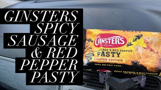 Ginsters Spicy Sausage amp Red Pepper Pasty Review  Ginsters Pasty Review [upl. by Lela]