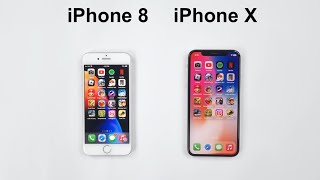 iPhone 8 vs iPhone X in 2024  SPEED TEST [upl. by Fanning]