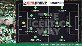 Motherwell v Celtic Lineup REACTION Iwata amp Kuhn start as Johnston returns [upl. by Aspia181]