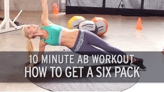 10 Minute Ab Workout How to Get a Six Pack [upl. by Laniger]