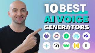 The Top 10 Best AI Voice Generators 2024 [upl. by Latsryc]