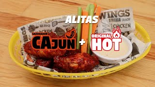 Receta de alitas con CAJUN SAZONADOR [upl. by Klump]